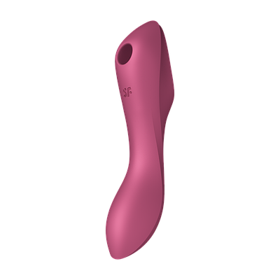 Подвійний вібратор із вакуумною стимуляцією Satisfyer Curvy Trinity 3, рожевий
