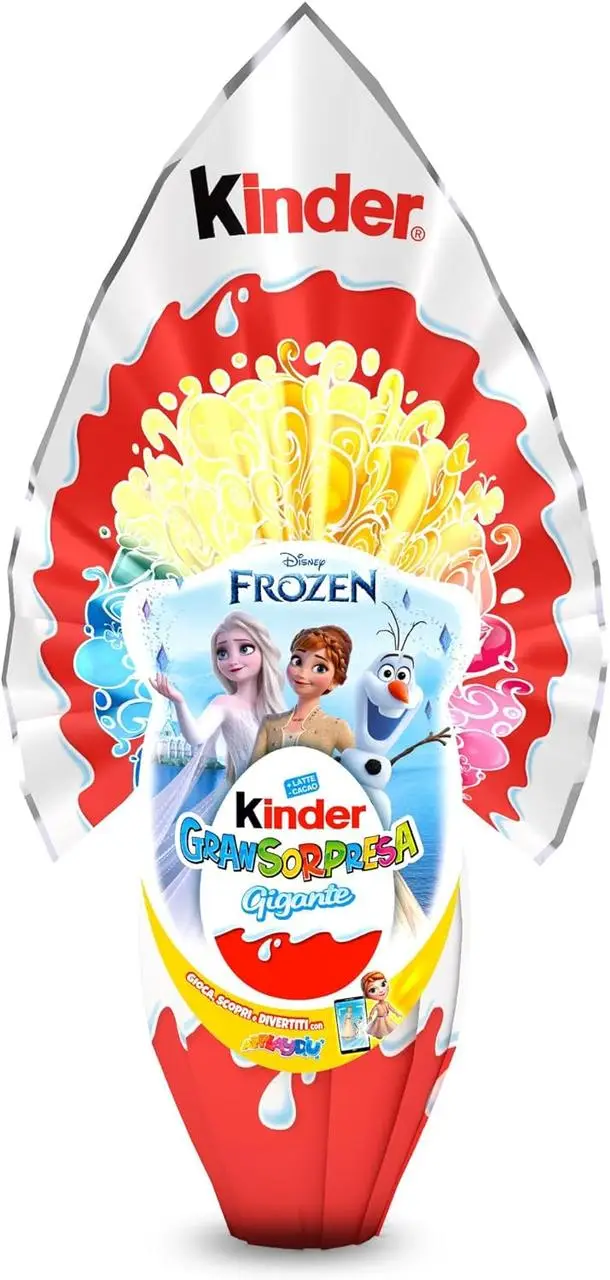 Шоколадне яйце Kinder GranSorpresa Gigante з іграшкою Холодне серце 320 г