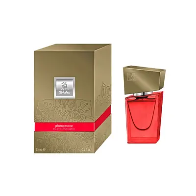 Духи з феромонами жіночі SHIATSU Pheromone Fragrance women red 15 ml