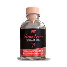 Їстівний масажний гель для інтимних зон Intt Strawberry 30 мл