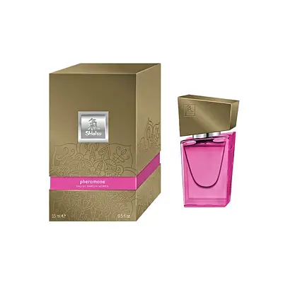 Духи з феромонами жіночі SHIATSU Pheromone Fragrance women pink 15 ml