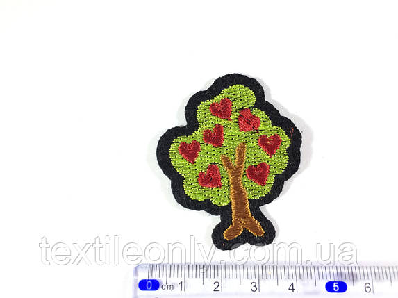 Нашивка дерево 41х54 мм, фото 1