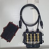 Портативна монокристалічна сонячна панель 100W, сонячна батарея з ламінованим склом HI-100W, фото 7