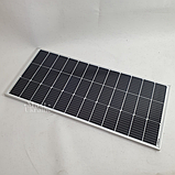 Портативна монокристалічна сонячна панель 100W, сонячна батарея з ламінованим склом HI-100W, фото 10