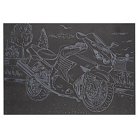 Гравюра А5 "Мотоцикл-3" Danko Toys ГрА5с-19 економ варіант у пакеті 21 х 14,8 см, Toyman
