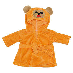 Халатик для ляльки "Ведмедик" Limo Toy M 6049 UA(Orange) для ляльки 43-46 см, Toyman