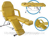 Кушетка педикюрна модель 240, БІЛА, педикюрне крісло 240, Кушетка косметологічна, фото 6