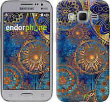 Чохол на Samsung Galaxy Core Prime VE G361H Золотий візерунок "678c-211"