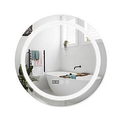 Дзеркало Qtap Mideya (DC-F803) R600 з LED-підсвічуванням Touch, з антизапотіванням, димером, рег. яскравості