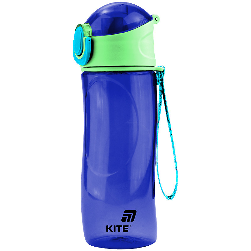 Пляшечка для води Kite K25-400-3, 530 мл, синя, фото 1