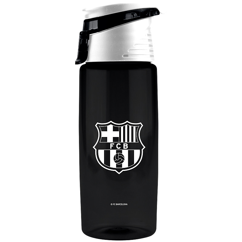 Пляшечка для води Kite FC Barcelona BC25-401, 550 мл, чорна