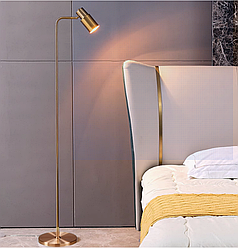 Торшер сучасний VALESO F007 FG золото