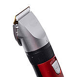 Машинка для стрижки волосся Sokany 4 насадки на акумуляторі, фото 3