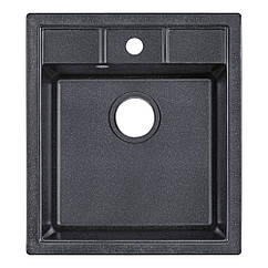 Кухонна мійка Lidz 460х515/200 BLA-03 (LIDZBLA03460515200)