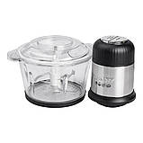 Чоппер подрібнювач 800 Вт 4 леза з чашею на 2 літри м'ясорубка Sokany, фото 6