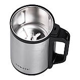 Кавомолка електрична 300 Вт автоматична 140 г для дрібного помелу із нержавіючої сталі Sokany, фото 5