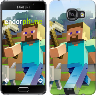 Чехол на Samsung Galaxy A3 (2016) A310F Minecraft 4 "2944c-159"