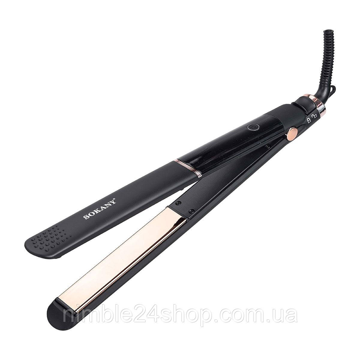 Праска керамічний випрямляч волосся 50 Вт професійний 5 режимів до 230 градусів 45 Вт Sokany