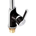Змішувач для кухні Qtap Grand QTGRABCR007F Chrome/Black, фото 6