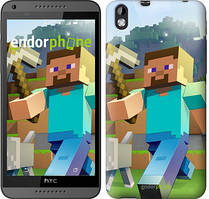 Чехол на HTC Desire 816 Minecraft 4 "2944u-169"