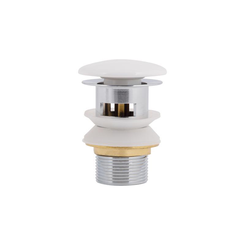 Qtap Pop-up Донний клапан для біде з переливом 70х70х227.5mm White