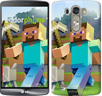 Чехол на LG G3 D855 Minecraft 4 "2944c-47"