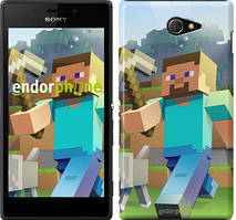 Чехол на Sony Xperia M2 D2305 Minecraft 4 "2944c-60"