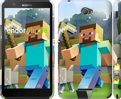 Чехол на Sony Xperia E4 Dual Minecraft 4 "2944c-87"