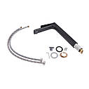 Змішувач для раковини Qtap Slavonice високий QTSLA1042H103B Black Matt, фото 4