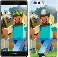 Чехол на Huawei P9 Plus Minecraft 4 "2944u-300"