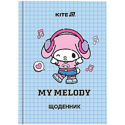 Щоденник шкільний Kite My Melody HK25-262-5, тверда обкладинка