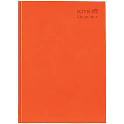 Щоденник шкільний Kite K25-262-10, тверда обкладинка, поморанчевий