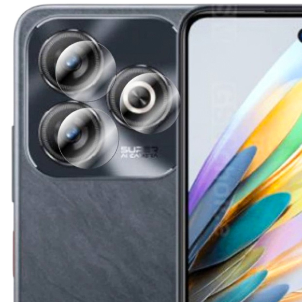Захисне скло Tempered Glass 2.5D для ZTE Blade A75 4G на задню камеру, фото 1
