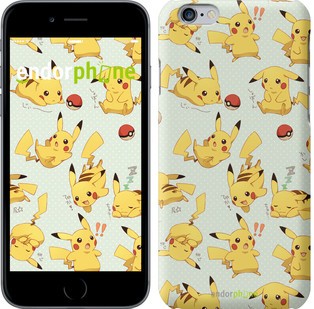 Чохол на iPhone 6 pokemon Pikachu go "3769c-45"