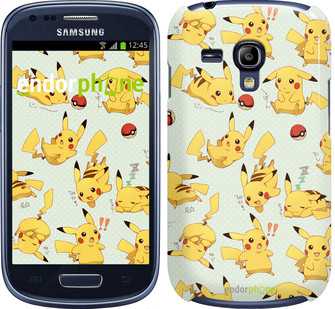 Чехол на Samsung Galaxy S3 mini Pikachu pokemon go "3769c-31"