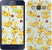 Чехол на Samsung Galaxy A3 A300H Pikachu pokemon go "3769c-72"