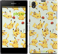 Чехол на Sony Xperia Z1 C6902 Pikachu pokemon go "3769c-38"