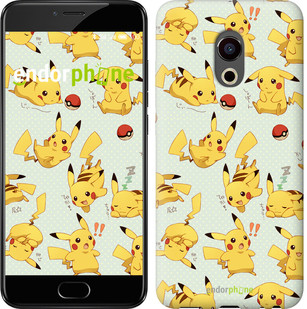 Чехол на Meizu Pro 6 Pikachu pokemon go "3769u-293"