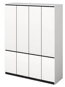 【miya②/3】 Купить Шкаф Мия 2Д3Ш 2100х800х520мм нимфея альба + бетон темный