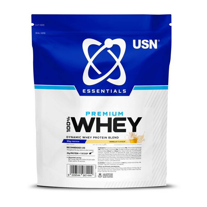 USN Essentials Dynamic Whey (1 kg, vanilla), фото 1