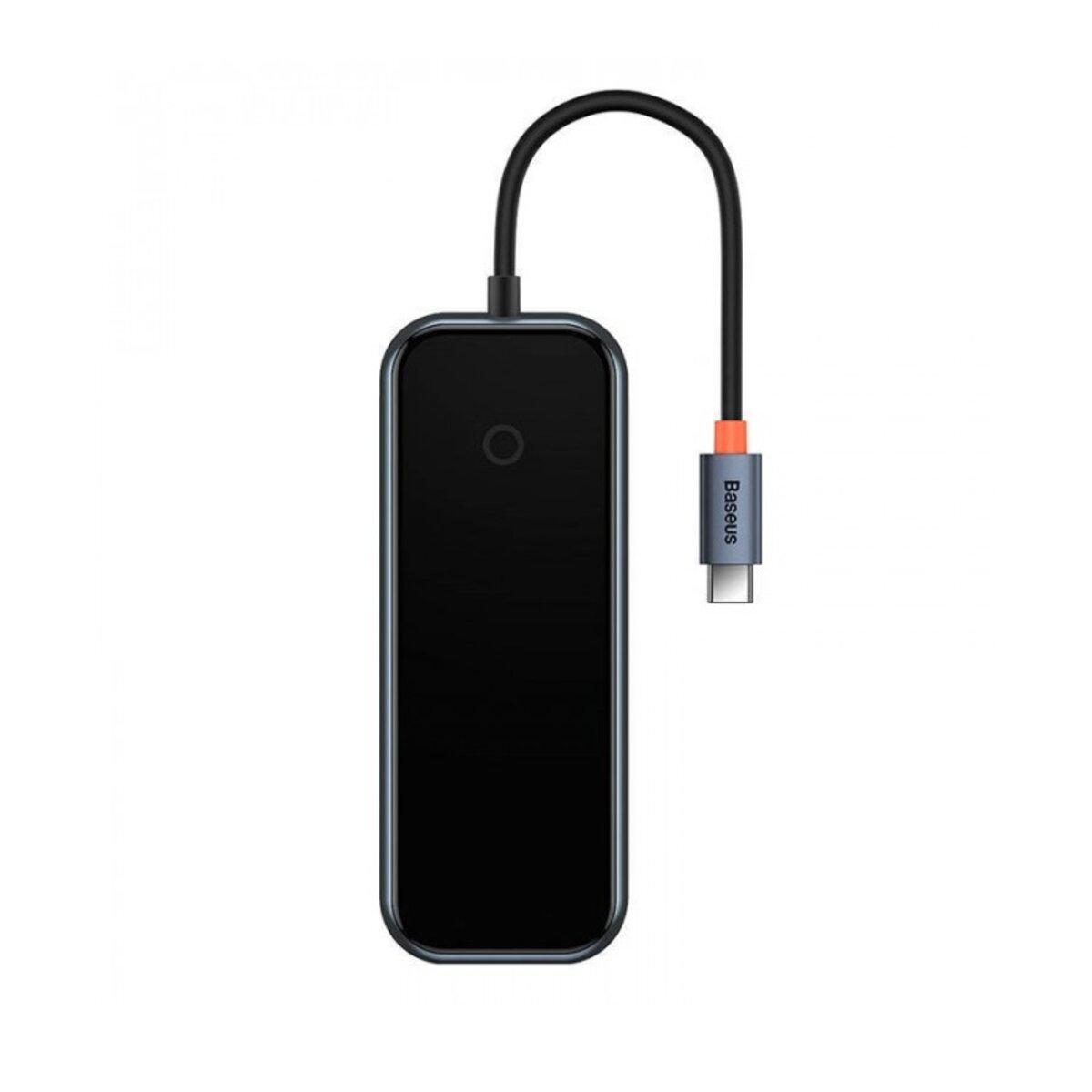 USB-хаб Baseus AcmeJoy 5-Port Type-C HUB Adapter(Type-C to HDMI*1+USB3.0*2+USB2.0*1+Type-C PD&Data *1)Dark
