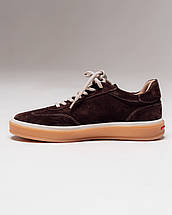 Кеди жіночі Aquamarin 5301 коричневі замші, фото 4