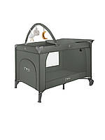 Дитячий манеж MoMi BELOVE PLUS dark green