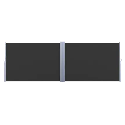 Бічна штора для маркізи 200х600 см Focus Garden темно-сірий, фото 1