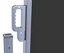 Бічна штора для маркізи 200х600 см Focus Garden темно-сірий, фото 4