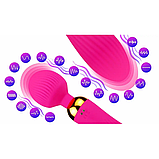 Вібратор мікрофон 22 см, Вібромасажер для тіла та ерогенних зон, Вагінально-кліторальний стимулятор, Інтимні і, фото 5