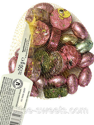 Шоколадні яйця та монетки в сітці Easter Eggs & Thalers150 г, фото 3