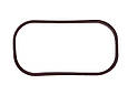 Кільце ущільнювальне блоку (гумова овальна) - 186F Y-BOX, фото 2