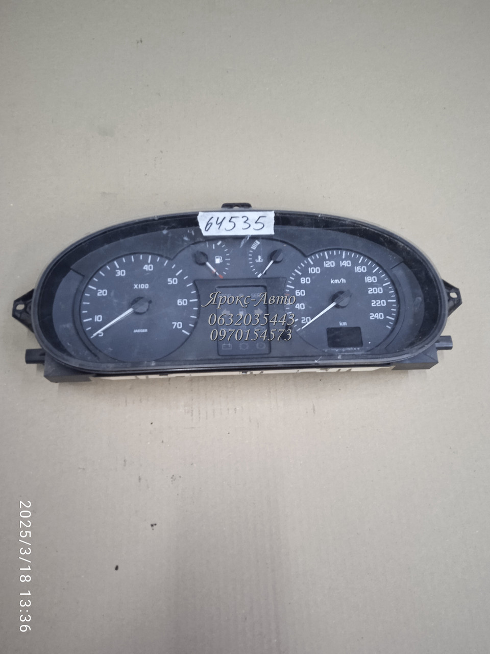 Панель приладів для автомобіля RENAULT SCENIC I 1999-2010 1.9DCI 000064535, фото 1