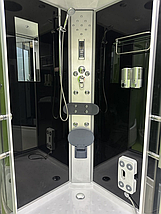 Душовий бокс ARTEX BLT-120-00 XL 120х120х220 см на низькому піддоні з гідромасажем матове скло, фото 4
